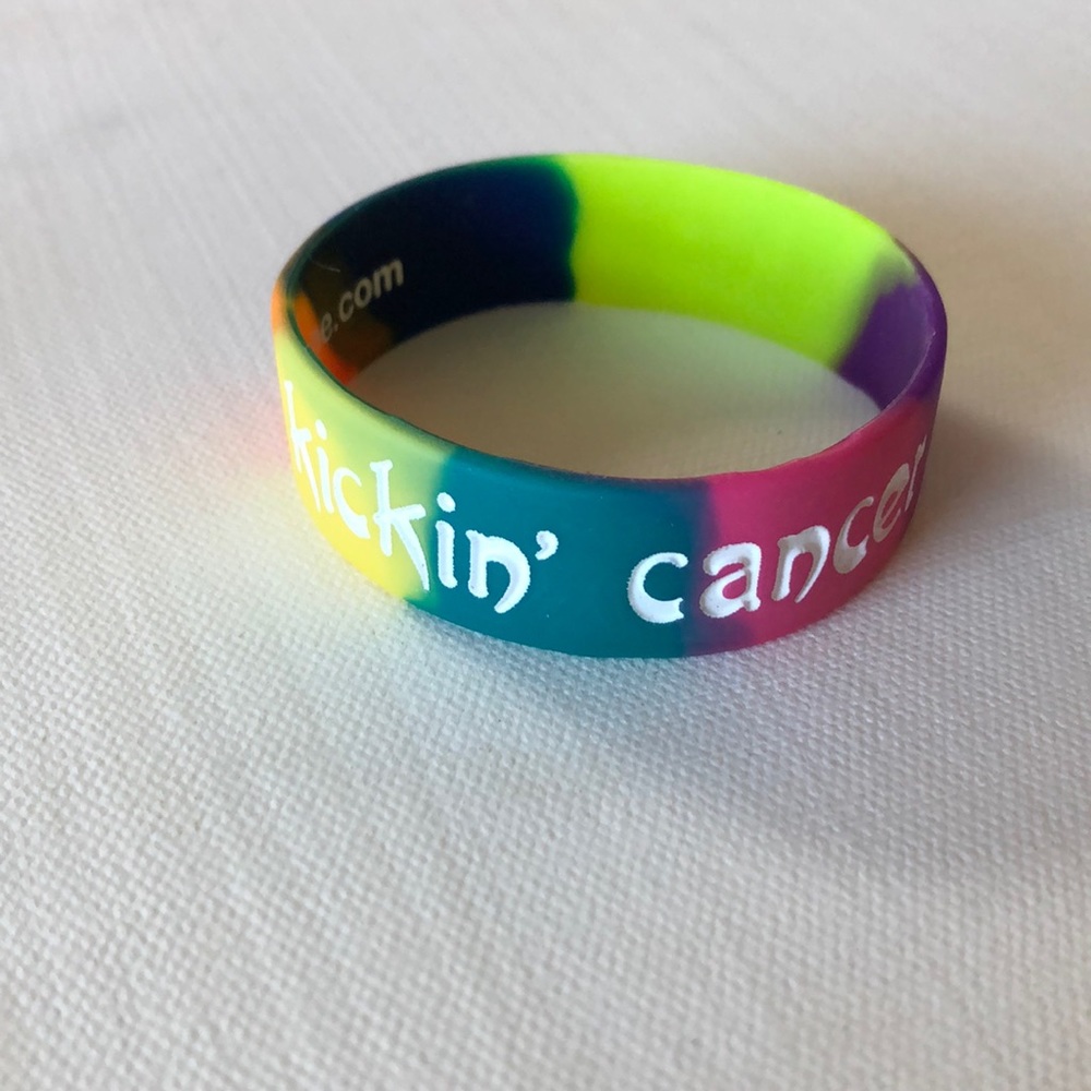 kickin cancer bracelet